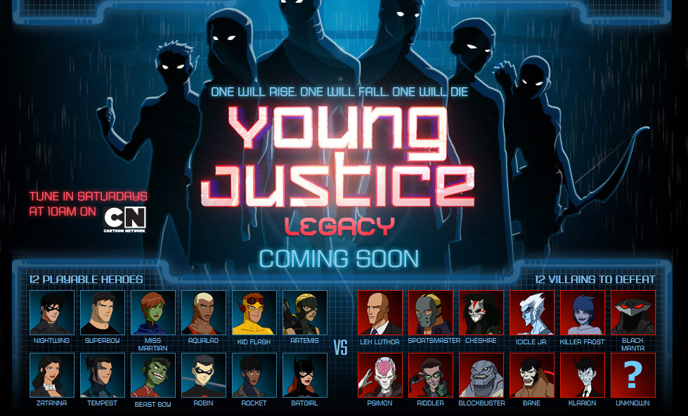Young Justice: Legacy Character Reveals